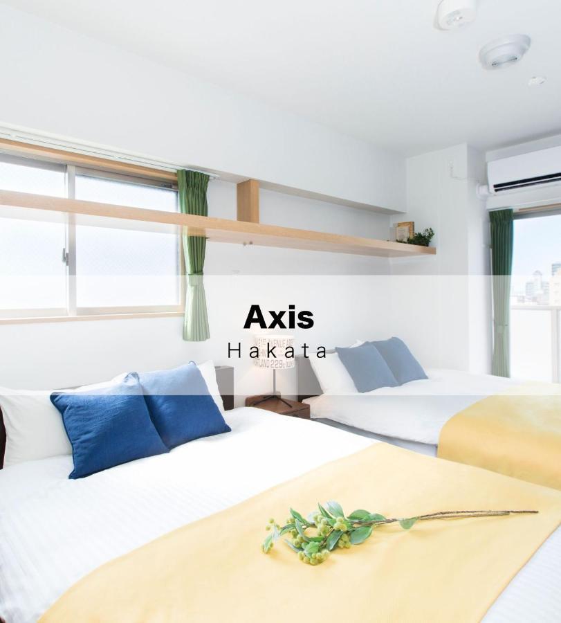 Axis Hakata Aparthotel Fukuoka  Exteriör bild